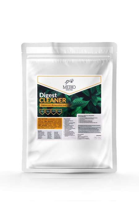 MEBIO Odpiaszczacz Digest Cleaner 2 kg -  zapobiega zapiaszczeniu układu pokarmowego konia
