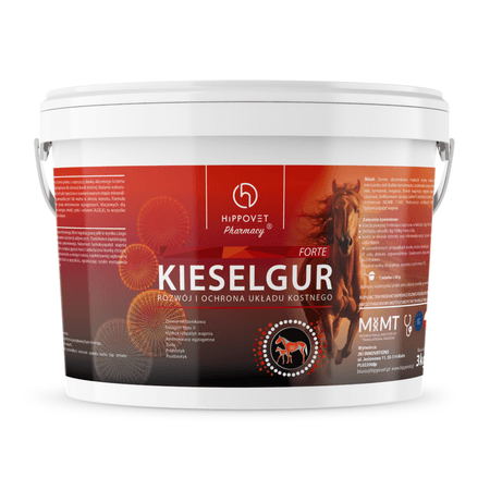 Hippovet Pharmacy Kieselgur Forte – rozwój i ochrona układu kostnego 3 kg