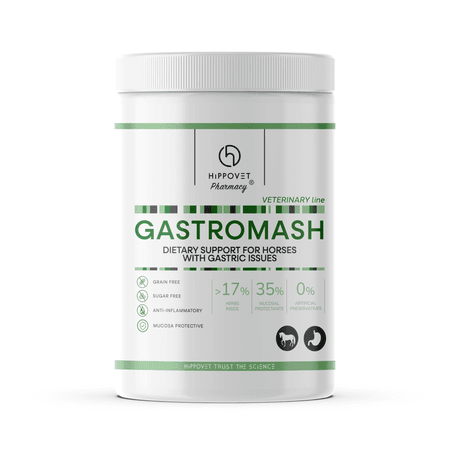Hippovet Pharmacy VeterinaryLine – GASTROMASH – mesz dla koni wrzodowych, kolkowych i alergicznych 1 kg