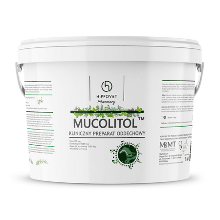 Hippovet Pharmacy Mucolitol – na oddychanie 3 kg DARMOWA WYSYŁKA