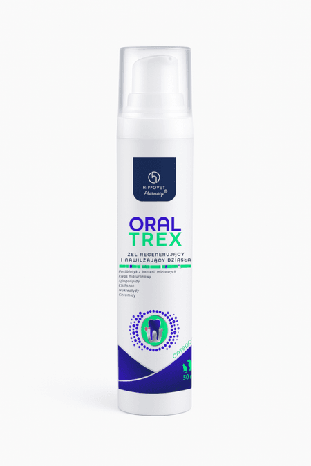 Hippovet Pharmacy – OralTrex – żel regenerujący dziąsła dla psów i kotów – 30 ml