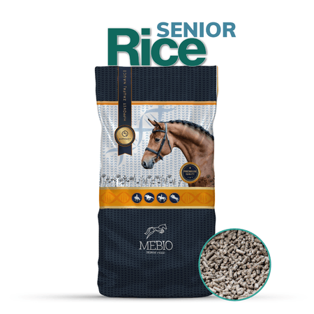 MEBIO Rice Senior – otręby ryżowe dla starszych koni 15kg