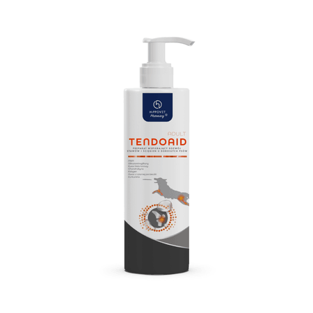 Hippovet Pharmacy – TendoAid Adult – wsparcie stawów psów dojrzałych – 250ml