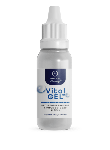 Hippovet Pharmacy VitalGEL – regeneracyjny preparat do oczu dla małych i dużych zwierząt