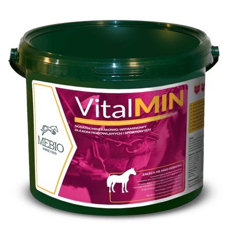 Mebio VitalMin 3 kg - Minerały i witaminy dla koni hodowlanych i sportowych