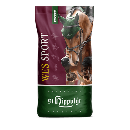 WES sport exceed – bezzbożowa pasza energetyczna dla koni – 25 kg