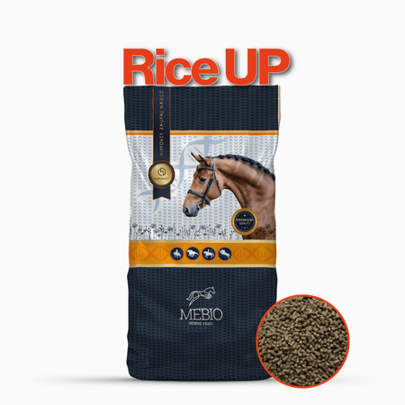MEBIO Rice Up – otręby ryżowe dla koni sportowych 15 kg
