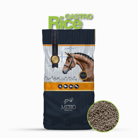 MEBIO Rice Gastro – otręby ryżowe dla koni wrzodowych 15 kg